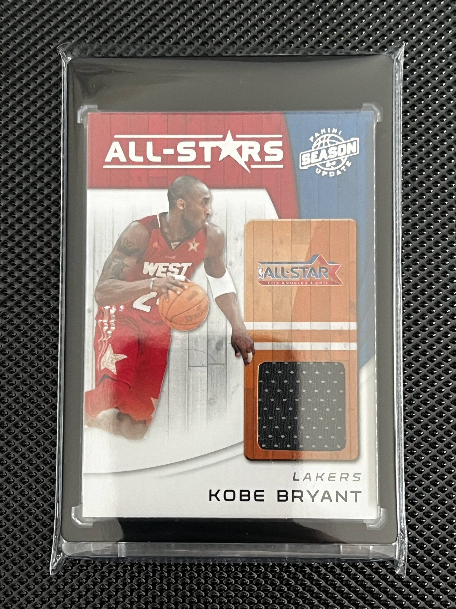 kobe-bryant-2011 Panini Season All Stars Game Worn Patch Relic NBA Trading Card