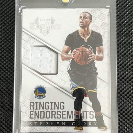 Stephen Curry 2014-15 Panini Excalibur Patch Relic Game Worn Jersey NBA MVP