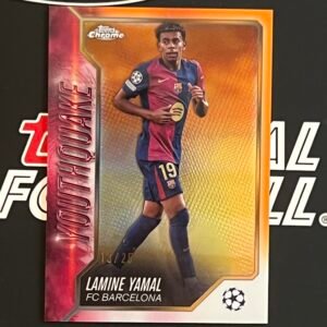 Lamine Yamal 13/25 Topps Chrome UEFA Youthquake Orange 2024/25 FC Barcelona