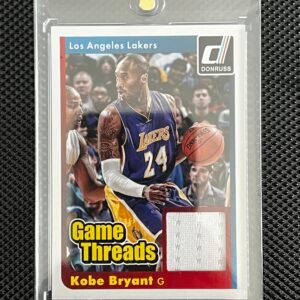 Kobe Bryant 2014-15 Panini Donruss Game Worn Jersey Patch Relic