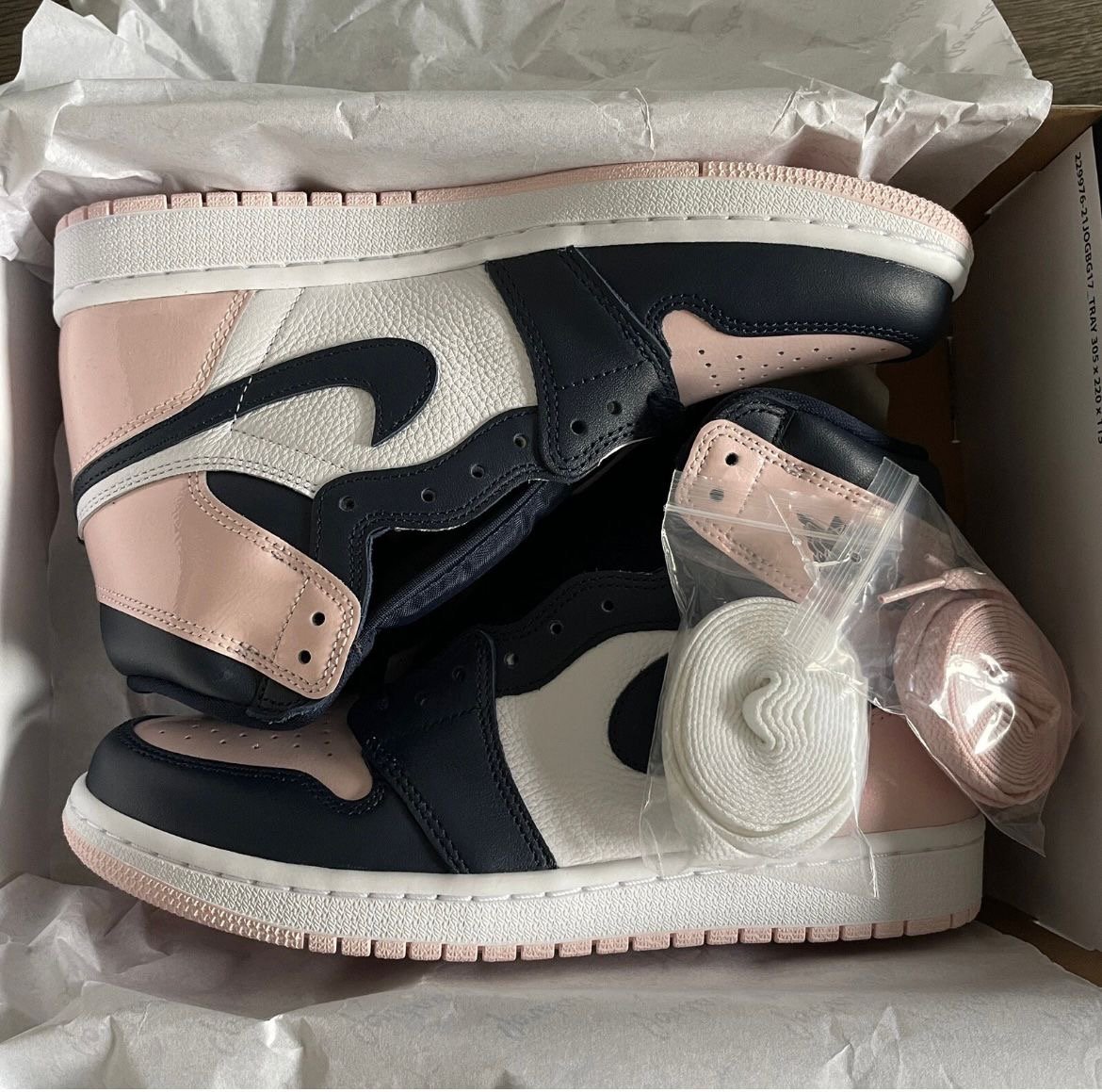 Nike Air Jordan 1 Atmosphäre Bubble Gum Sneakers