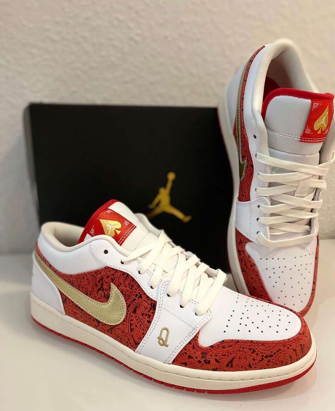 Jordan 1 Low Spades Sneakers - Image 2