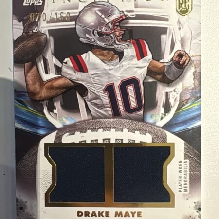 2024 Topps Inception - Source Materials Drake Maye RC Rookie #SM-DM /150