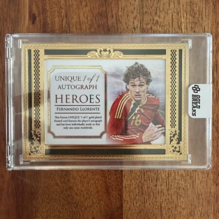 1 Of 1 Topps Futera Heroes 24k Gold Fernando Llorente On Card Auto Autograph 1/1