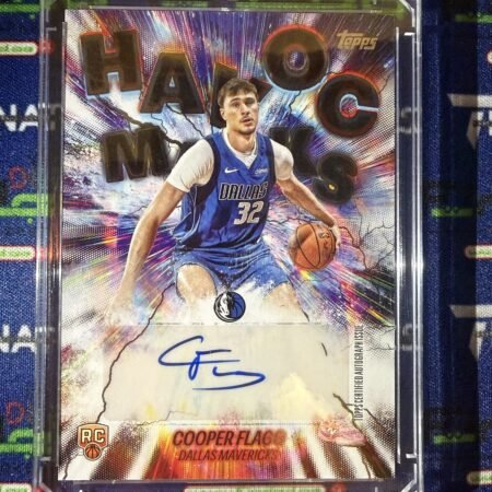 2025-26 Topps Cooper Flagg #HM-CF Havoc Marks Rookie RC Auto Mavericks NBA MVP