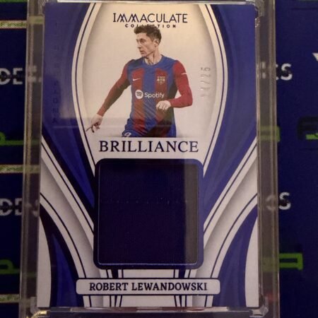 2023-24 Panini Immaculete Robert Lewandowski Patch Relic Brilliance Jersey /25
