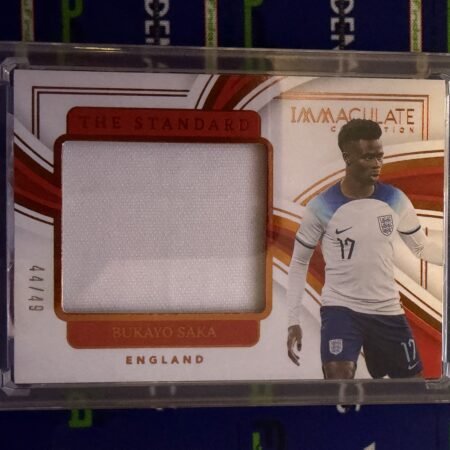 23-24 Panini Immaculate The Standard Memorabilia Patch Bukayo Saka /49 Arsenal