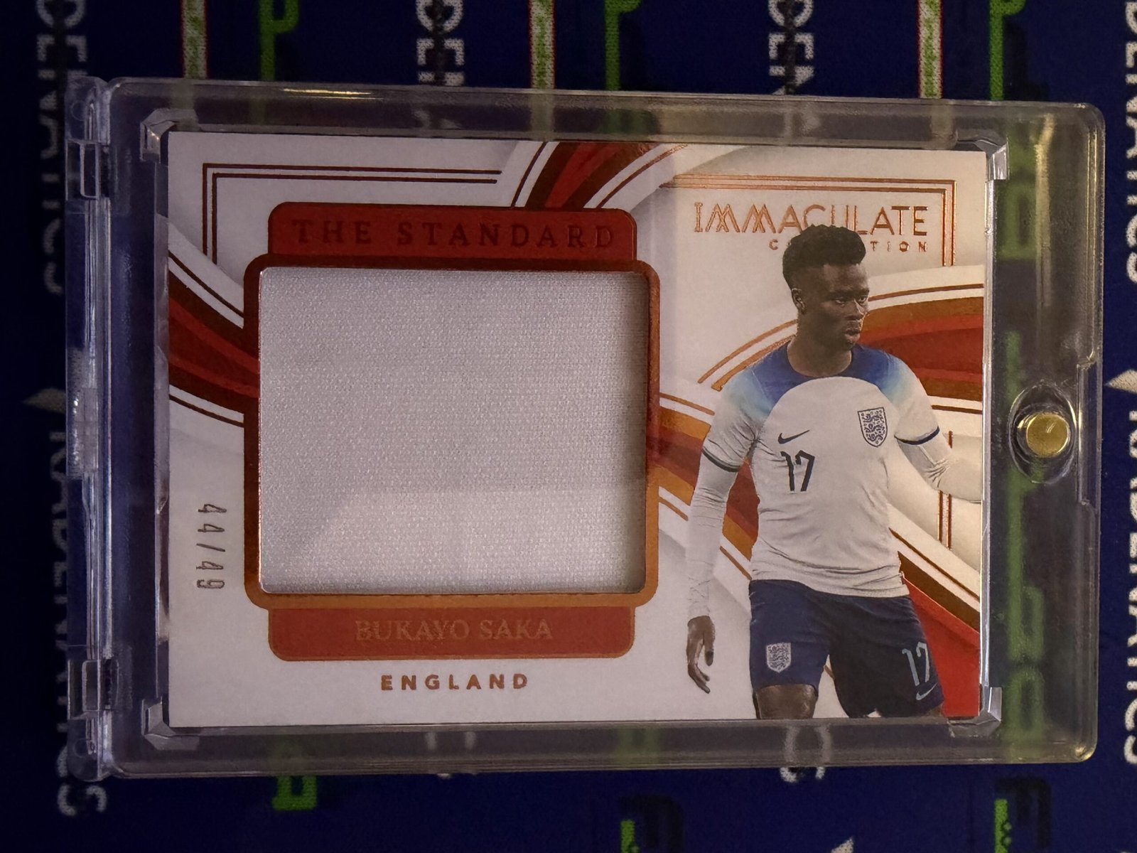 23-24 Panini Immaculate The Standard Memorabilia Patch Bukayo Saka /49 Arsenal
