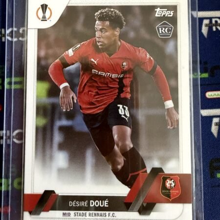 2022-23 Topps Chrome UEFA Club Competitions - Desire Doue #48 RC Rookie PSG