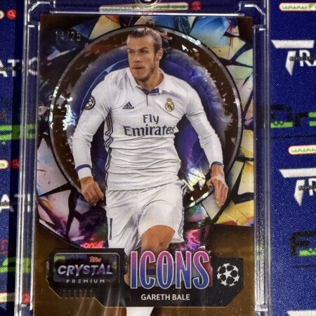 2023 Topps Crystal Gareth Bale /25 ICONS Insert Real Madrid