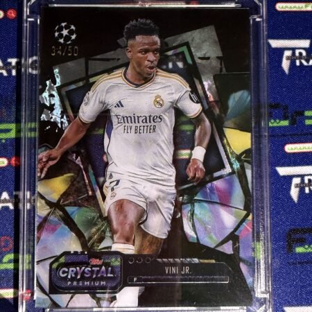 Topps Crystal Champions League 2024 No. 11 Vini Jr. Black/50 Real Madrid