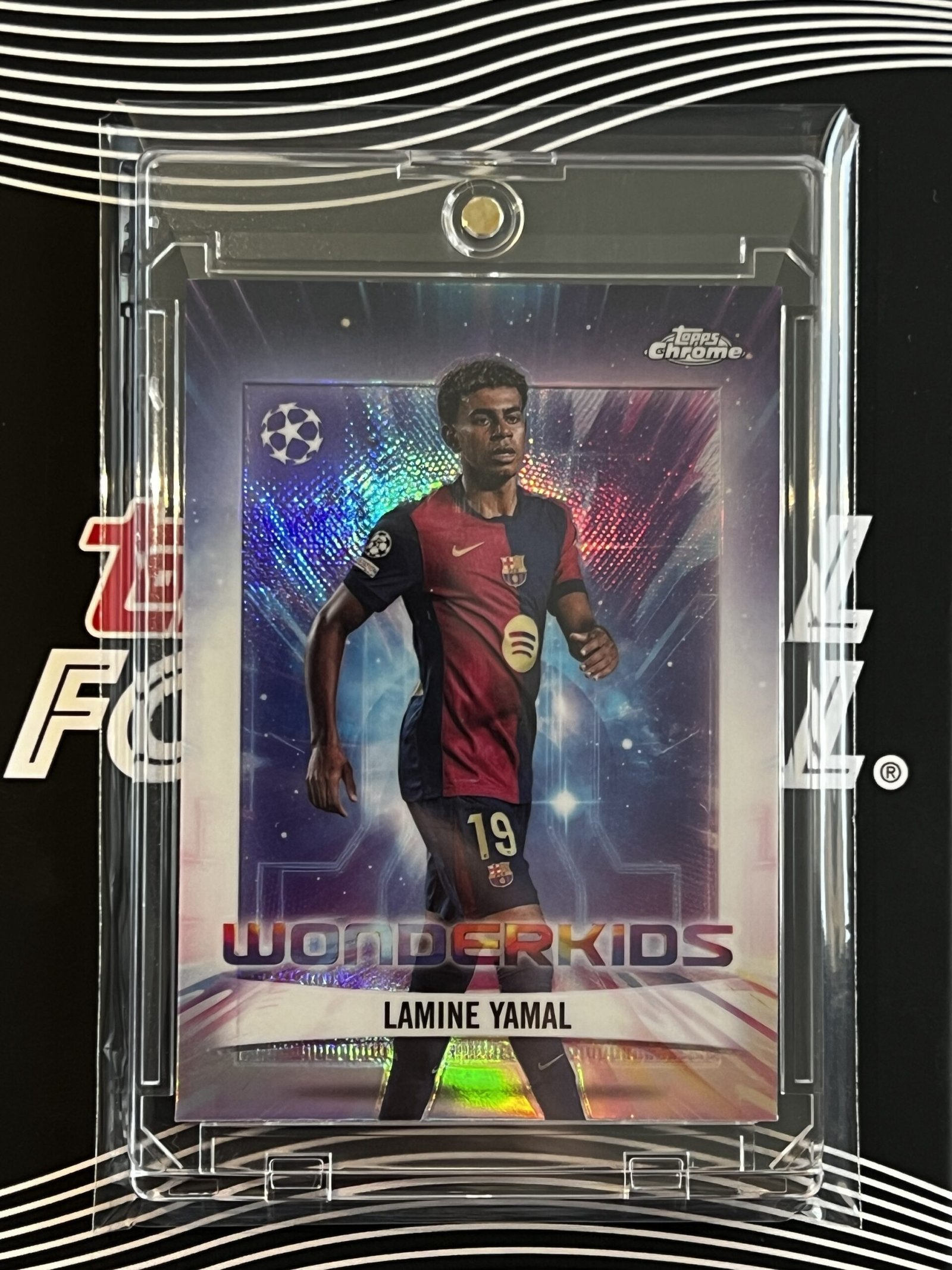 Lamine Yamal FC Barcelona 2024-25 Topps Chrome Wonderkids Edition Limited RARE