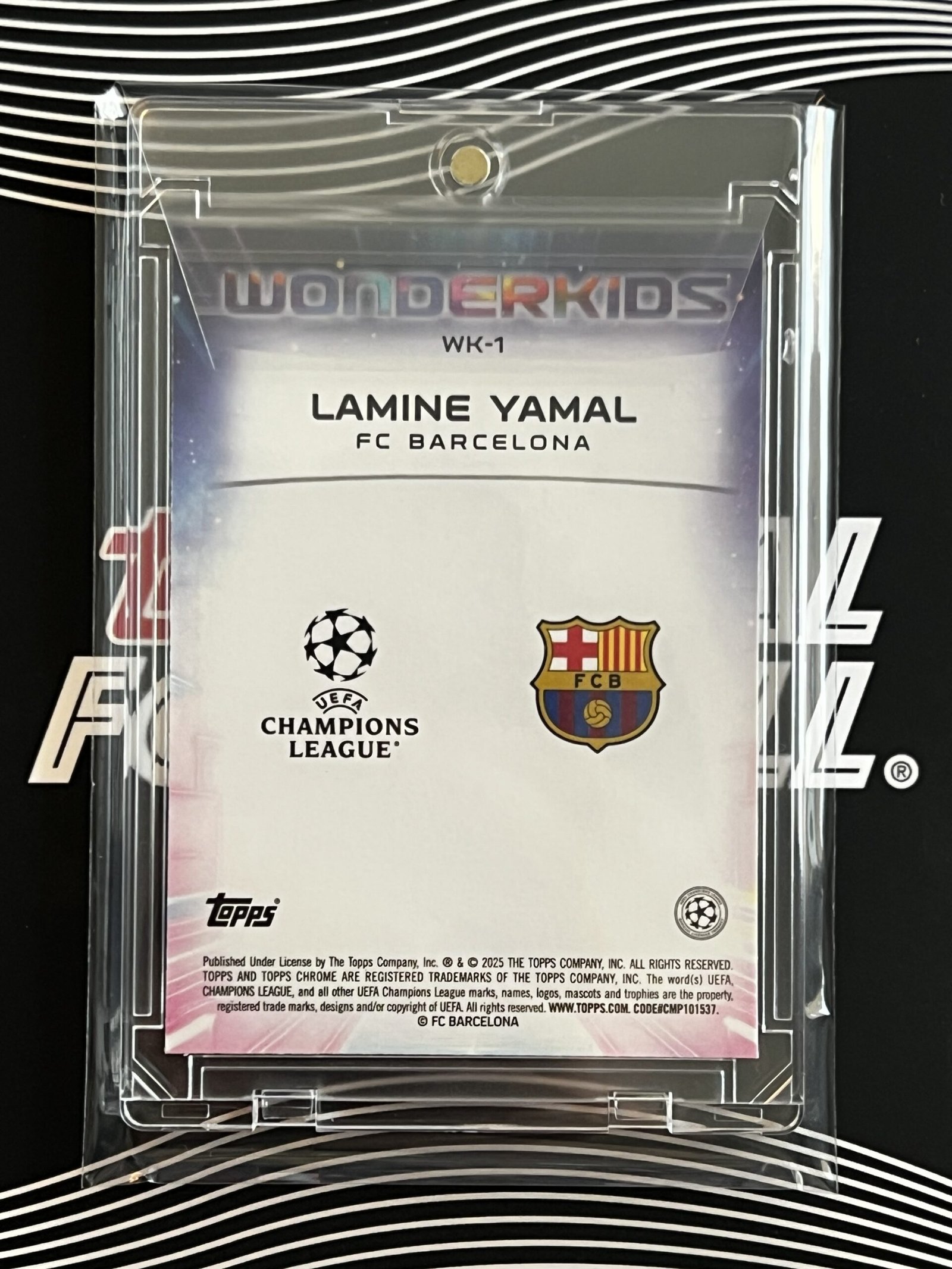 Lamine Yamal FC Barcelona 2024-25 Topps Chrome Wonderkids Edition Limited RARE