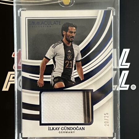 Ilkay Gündogan 20/25 Patch Relic 2022-23 Panini Immaculate Collection RARE