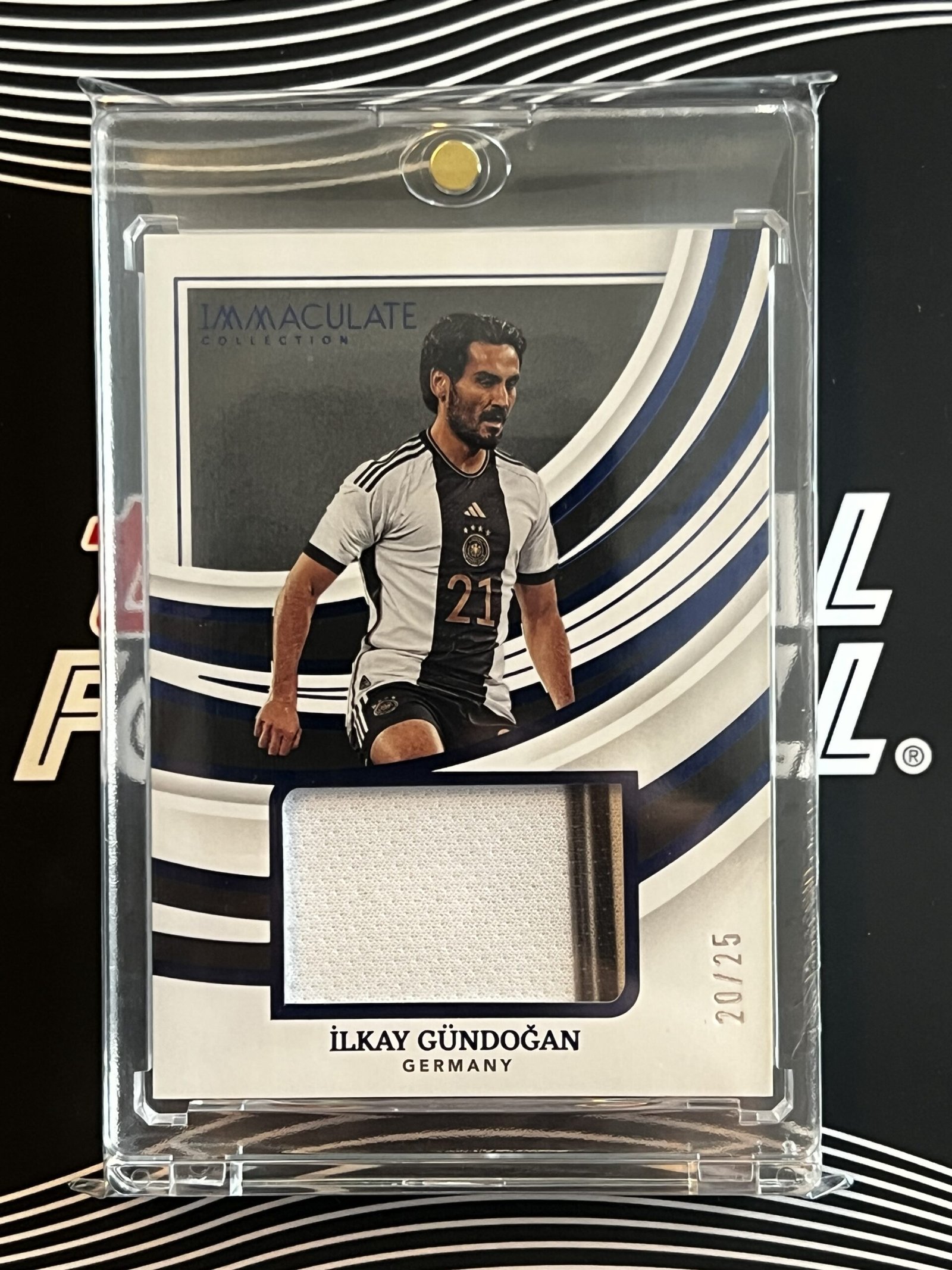 Ilkay Gündogan 20/25 Patch Relic 2022-23 Panini Immaculate Collection RARE