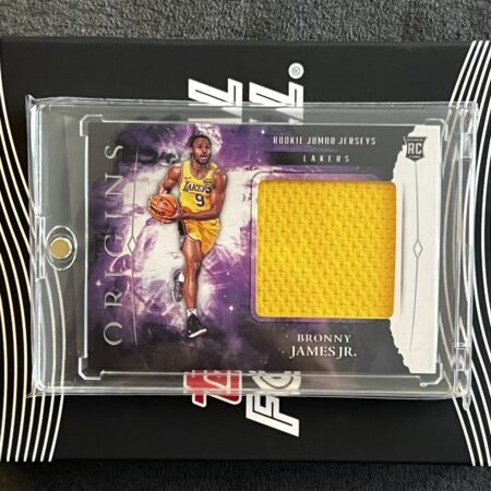 Bronny James Jr. Rookie RC Lakers Patch Relic 2024-24 Panini Origins NBA RARE