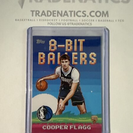 Cooper Flagg Topps Basketball 8 Bit Ballers Dallas Mavericks Rookie Card RC NBA