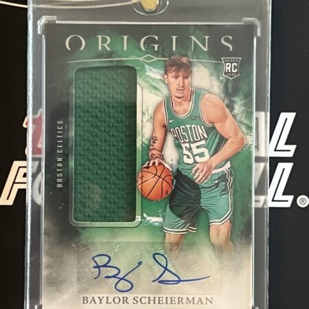 Baylor Scheierman RC Rookie Auto Patch Relic 2024-25 Panini Origins RARE NBA
