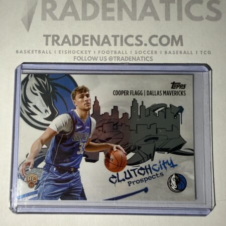 Topps Flagship 2025 Cooper Flagg Clutch City RC Dallas Mavericks #CC-1 NBA MVP