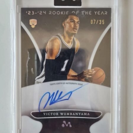 2023-24 Topps Mercury Victor Wembanyama Rookie RC On Card Auto Original Seald Sun Antonia Spurs