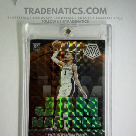 Victor Wembanyama Rookie RC 2023 Panini Mosaic Jam Masters Green RARE NBA MVP