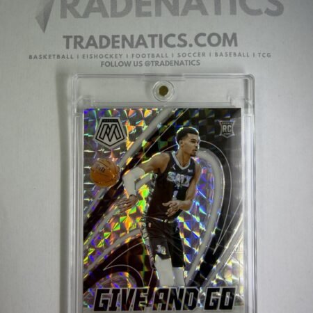 Victor Wembanyama RC 2023-24 Mosaic Prizm Give And Go Insert Parallel Rookie #12