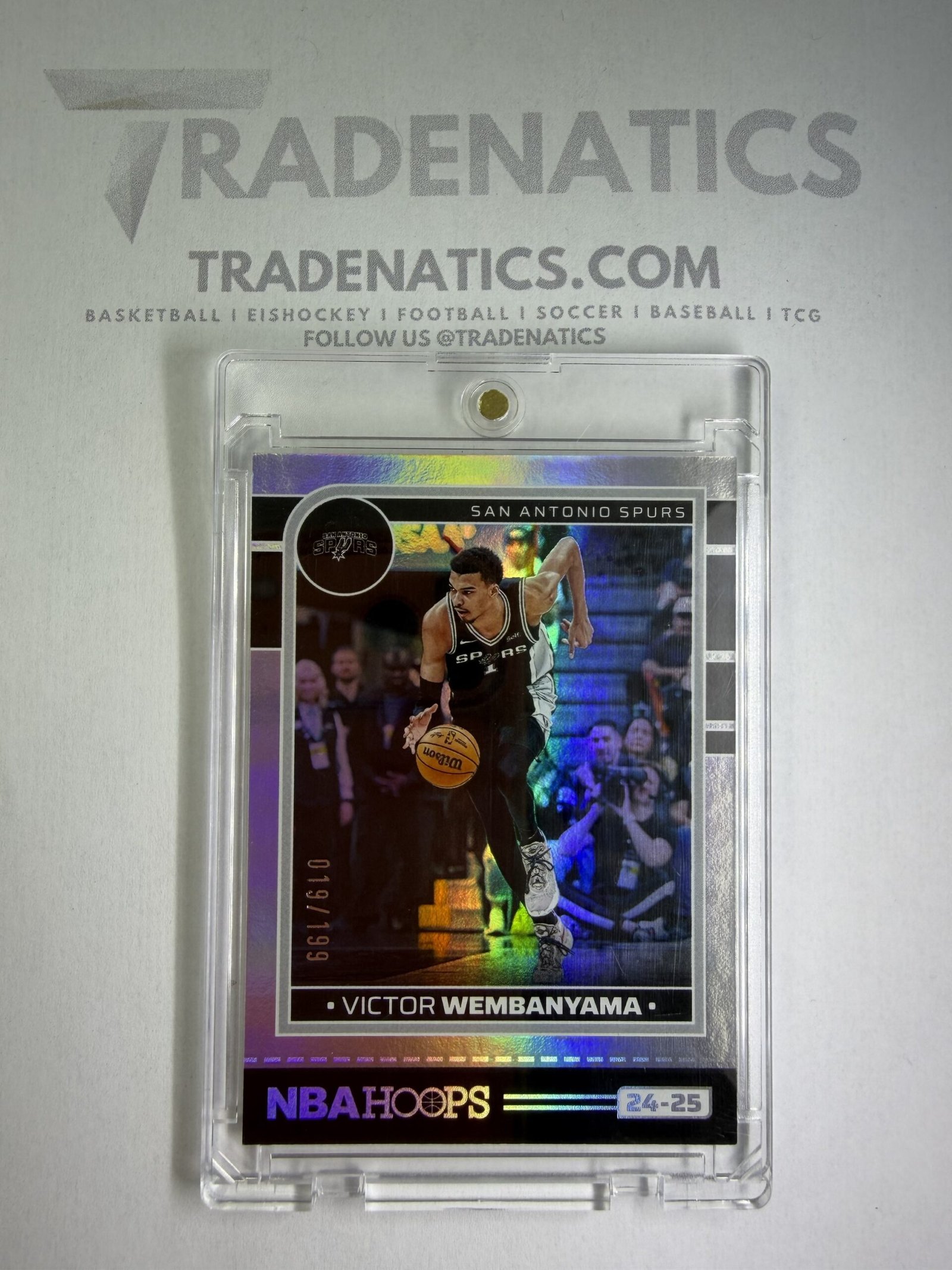 Victor Wembanyama 2024 Panini Hopps 19/199 RARE Limited Rookie RC Of The Year San Antonio Spurs