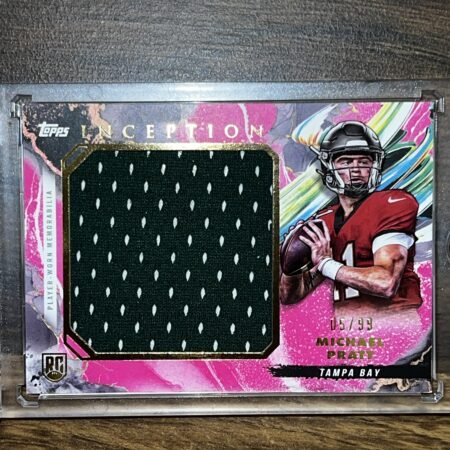 2024 Topps Inception Michael Pratt Freshman Initiation Jersey Magenta RC #/99-