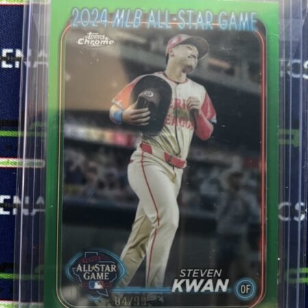 2024 Topps Chrome Update All-Star Game Green Refractor #ASGC-8 Steven Kwan /99