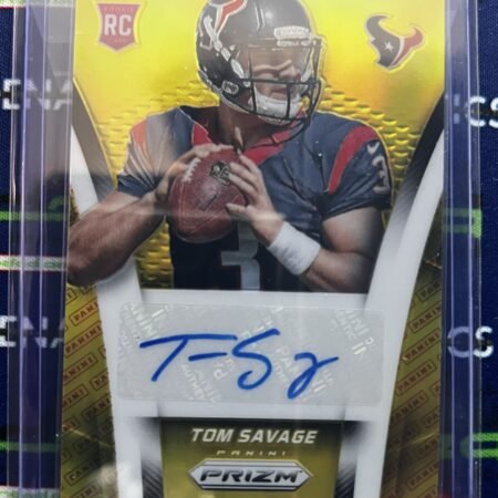 Tom Savage Auto RC Rookie /125 2014 Panini PRIZM Football NFL