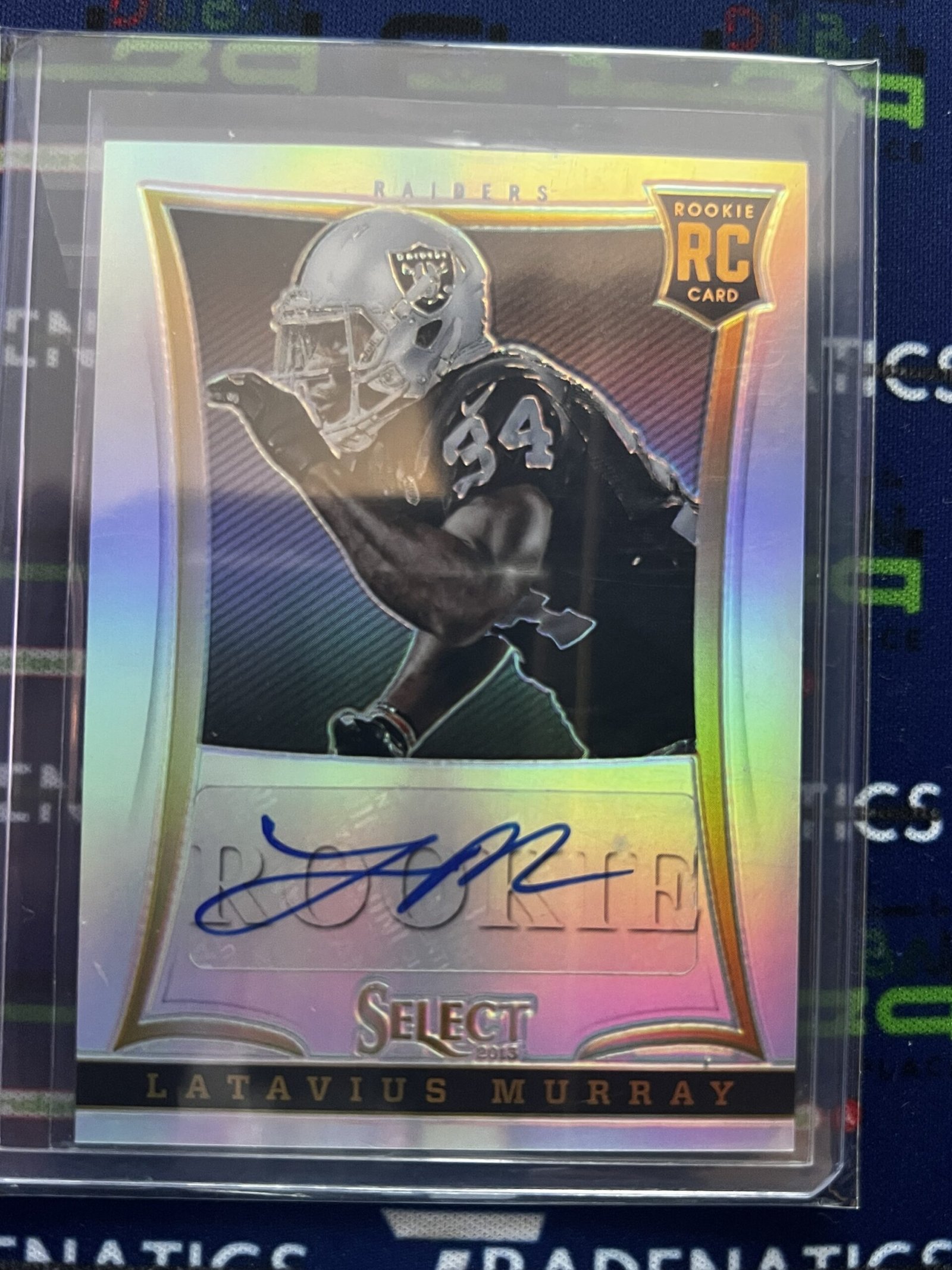 2013 Panini Select - Latavius Murray #273 Silver Prizm Rookie RC Auto /199