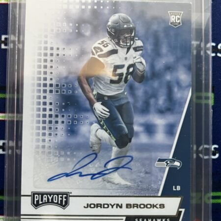 2020 Panini Playoff - Rookie RC Autographs Jordyn Brooks Seattle Seahawks Auto