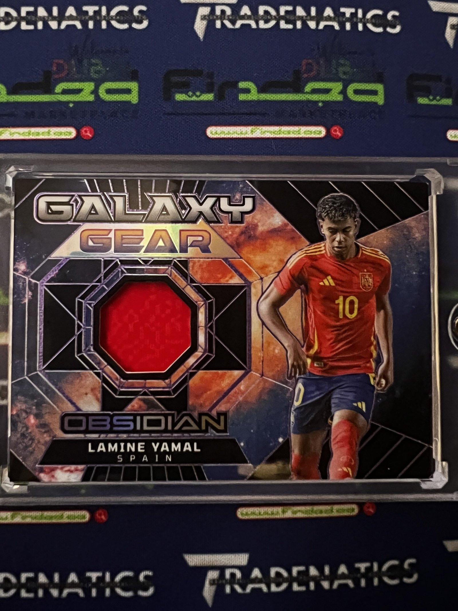Lamine Yamal Galaxy Gear Patch /50 2024-25 Panini Obsidian Spain SSP