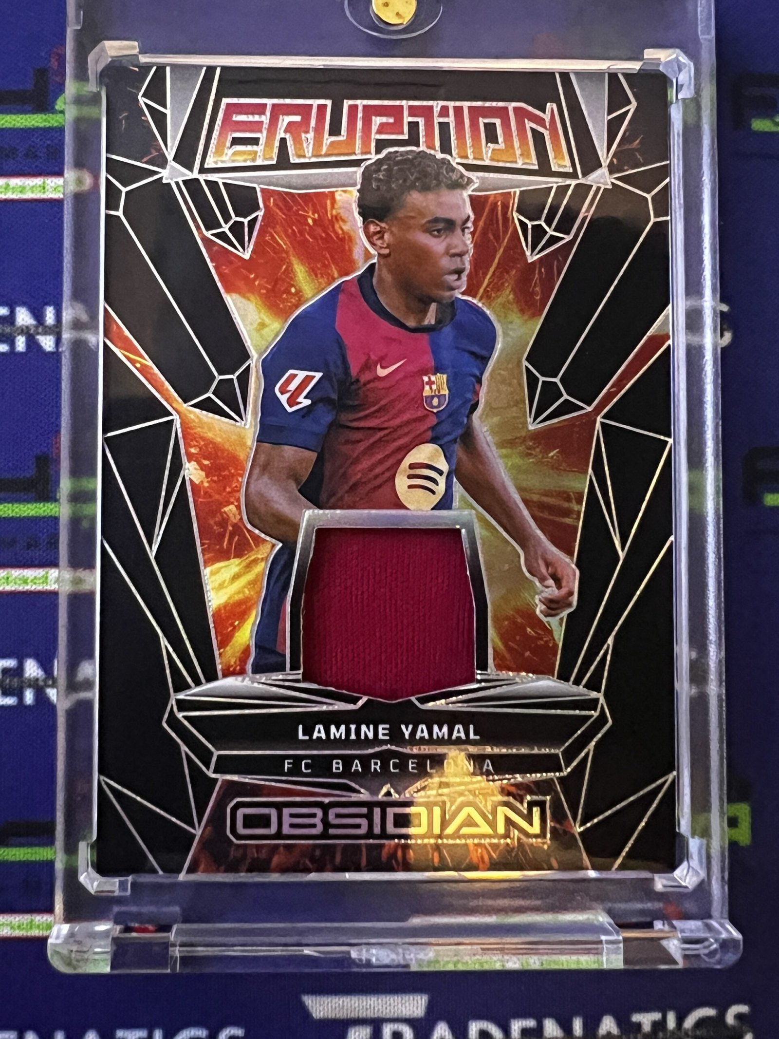PANINI OBSIDIAN 2024-25 LAMINE YAMAL ERUPTION PATCH /199 ER-LY BARCELONA