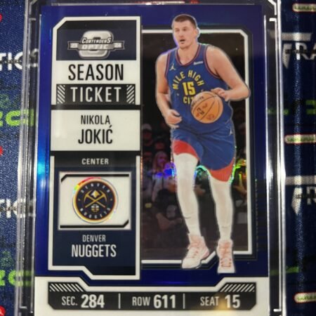 Nikola Jokic 2023-24 Panini Contenders Optic Blue Season Ticket /99 NBA MVP