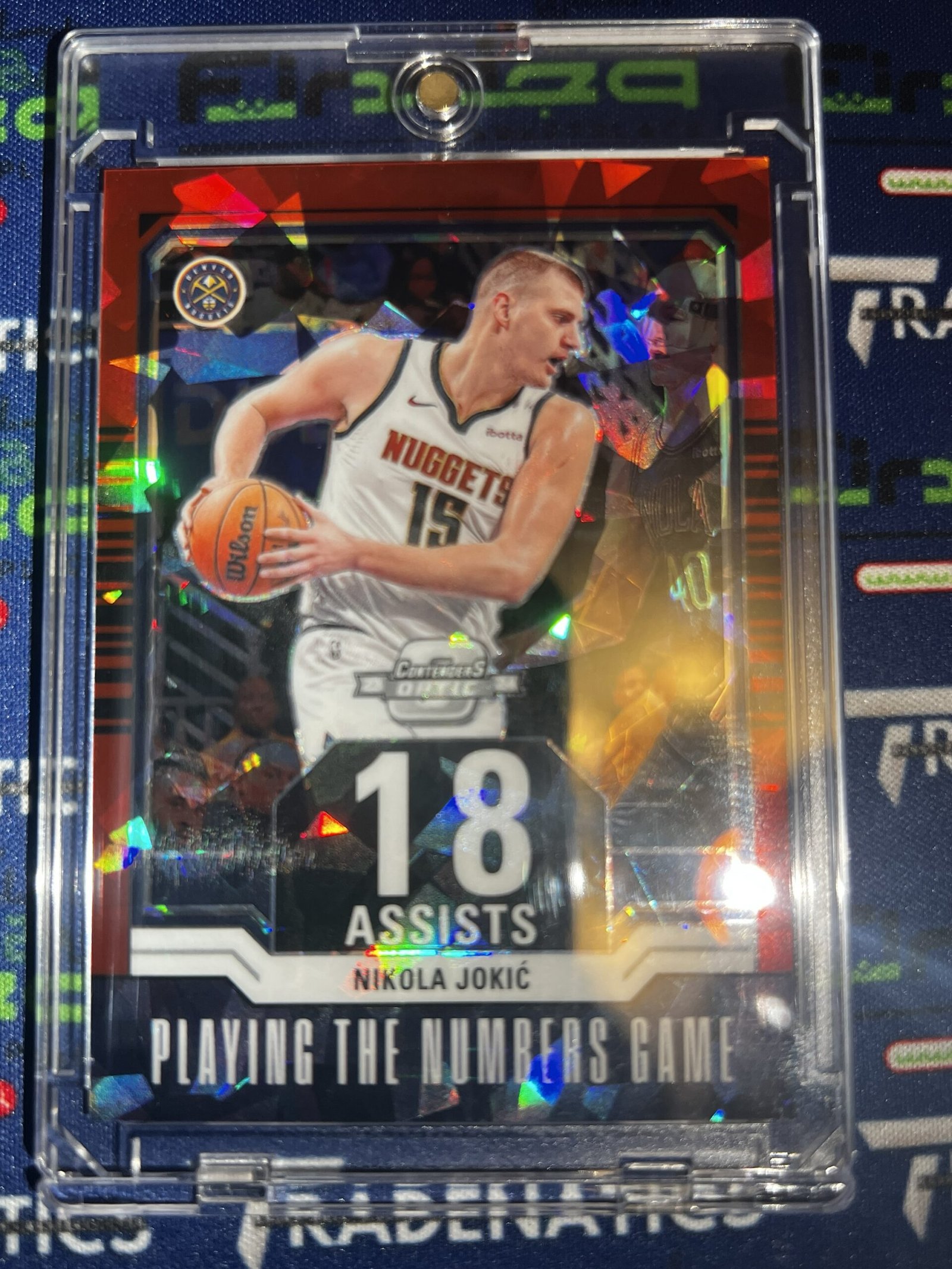 2023/24 Panini Contenders Optic Basketball Nikola Jokic Numbers Game Ice /175