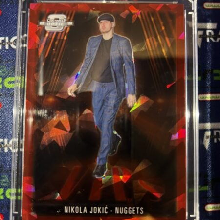2023-24 Panini Contenders Optic - Nikola Jokic VIPs Red Cracked Ice /175