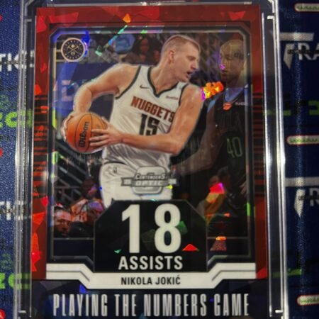 2023/24 Panini Contenders Optic Basketball Nikola Jokic Numbers Game Ice /175
