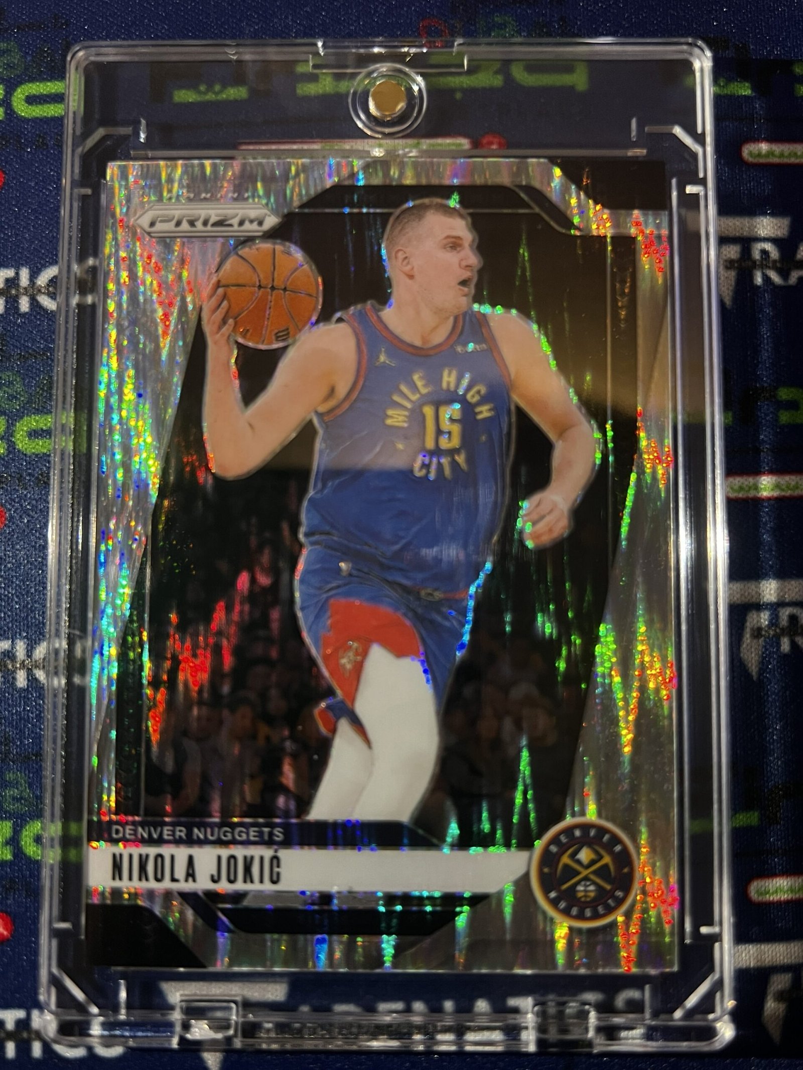 2024-25 Panini Prizm Nikola Jokic Silver Skewed Prizm /249 SP Nuggets NBA MVP
