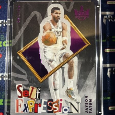 2024-25 Panini Court Kings - Self Expression Jayson Tatum #28 Pink /99 NBA MVP