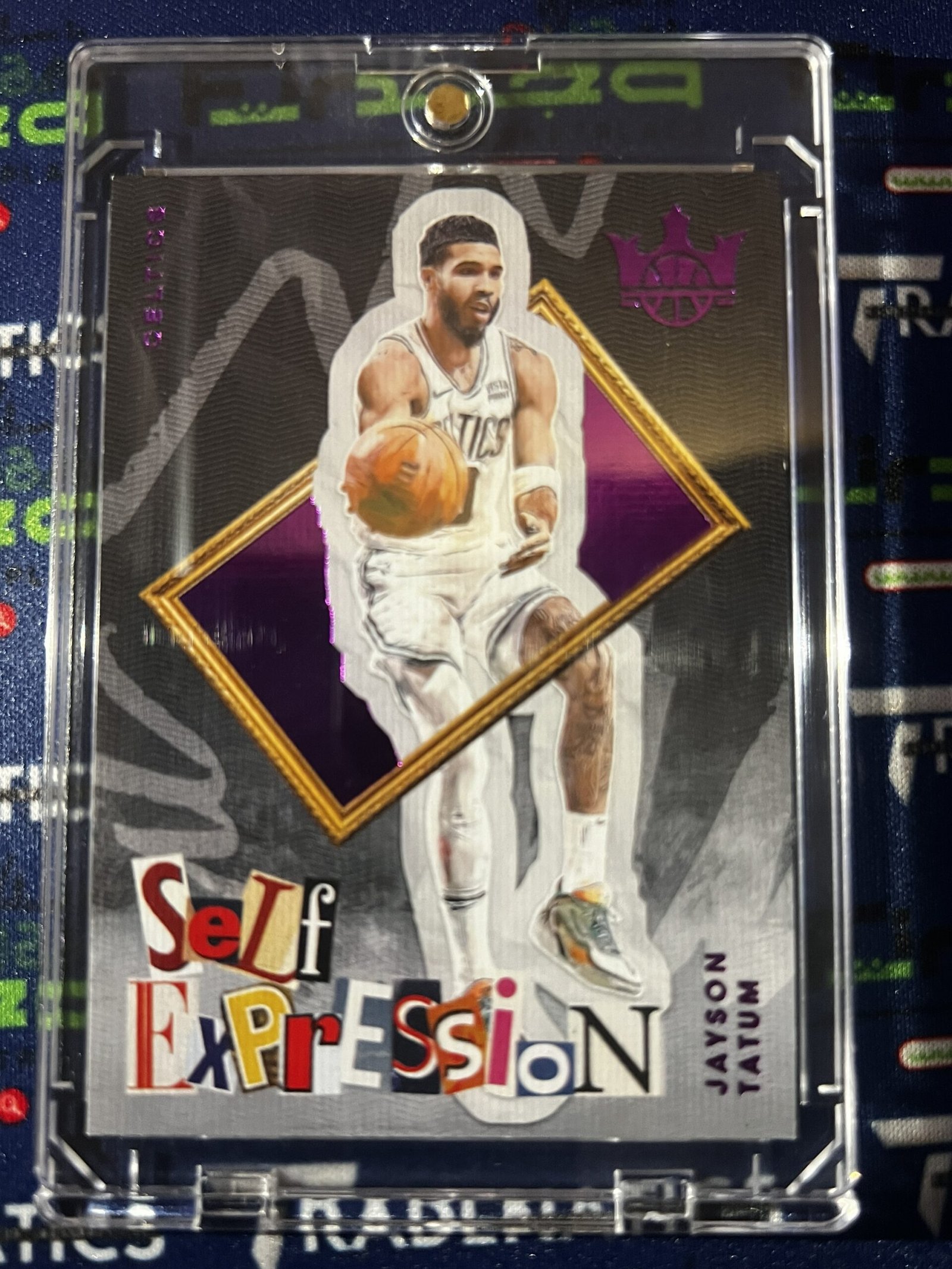 2024-25 Panini Court Kings - Self Expression Jayson Tatum #28 Pink /99 NBA MVP