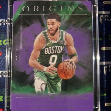 Jayson Tatum Purple FOTL /22 2024-25 Panini Origins #37 Boston Celtics NBA