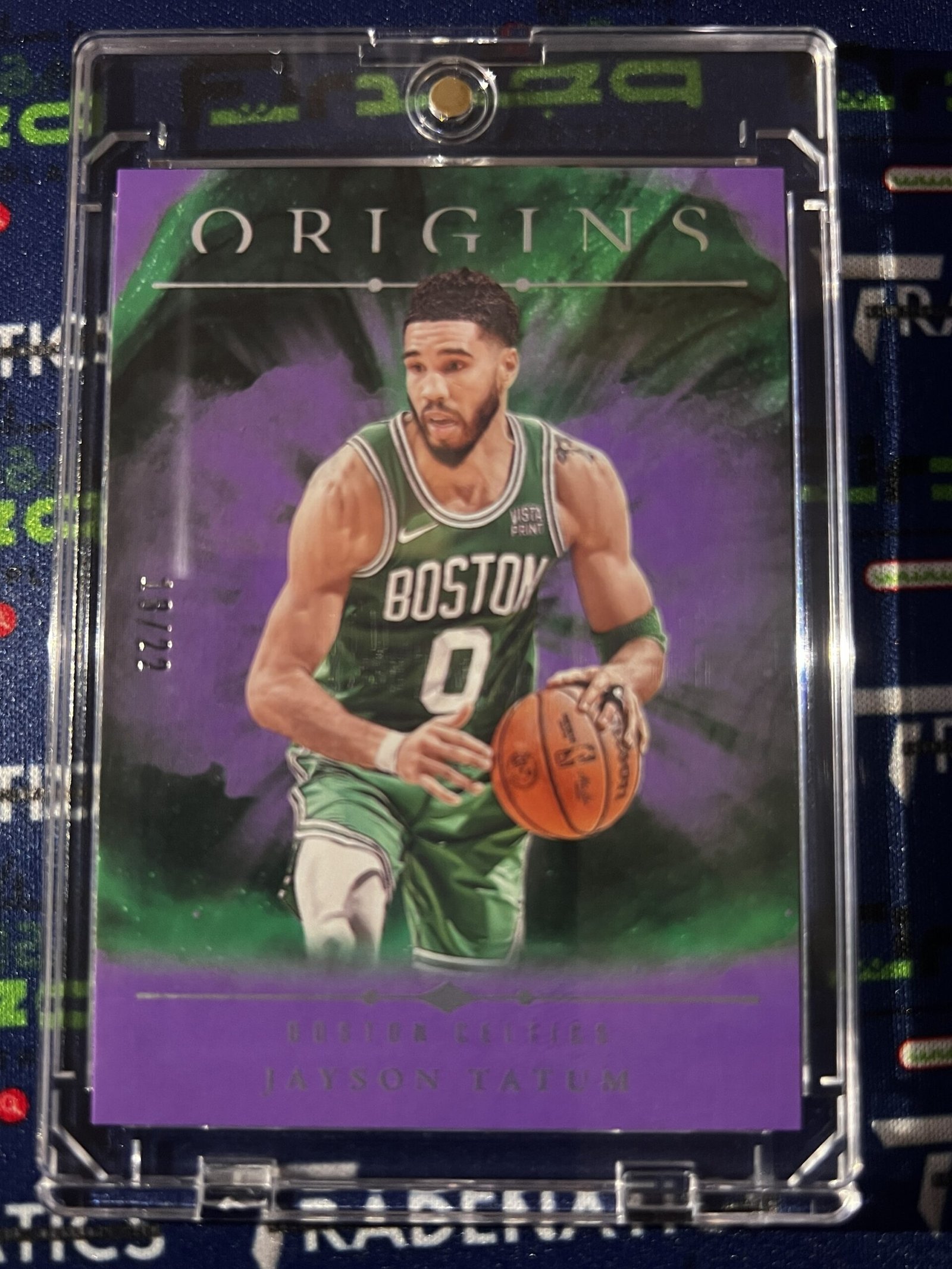 Jayson Tatum Purple FOTL /22 2024-25 Panini Origins #37 Boston Celtics NBA