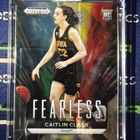 2024-25 Panini Prizm Draft Picks - Fearless Caitlin Clark RC #24 Silver Prizm