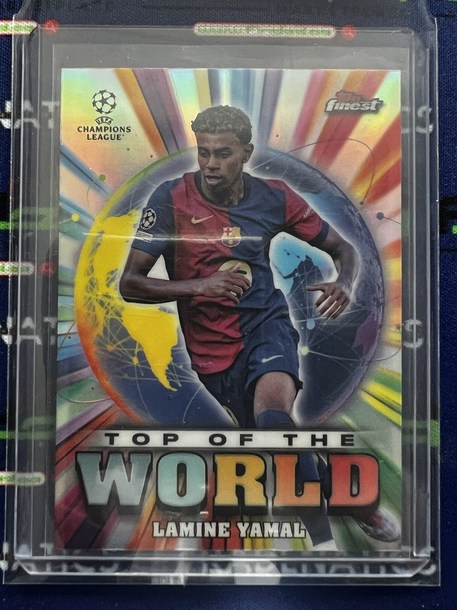 2024-25 Topps Finest Uefa Club Competitions - Top of the World Lamine Yamal