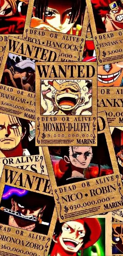 one-piece-wanted-posters-wallpaper-tradenatics-fanatics