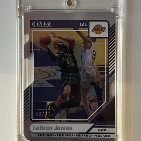 LeBron James 2024 Panini Donruss Press Proof Die-Cut 05/75 NBA MVP RARE Limited