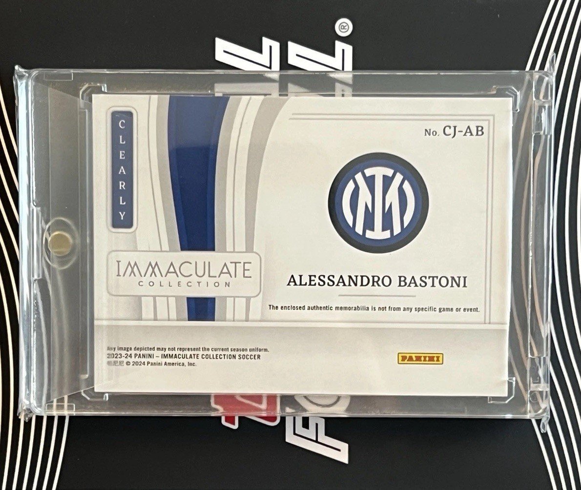 Alessandro Bastoni 18/30 Patch Relic 2023-24 Immaculate Collection RARE Limited - Image 2
