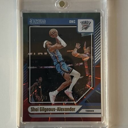 Shai Gilgeous Alexander 2024 Panini Donruss 22/99 RARE Limited NBA MVP