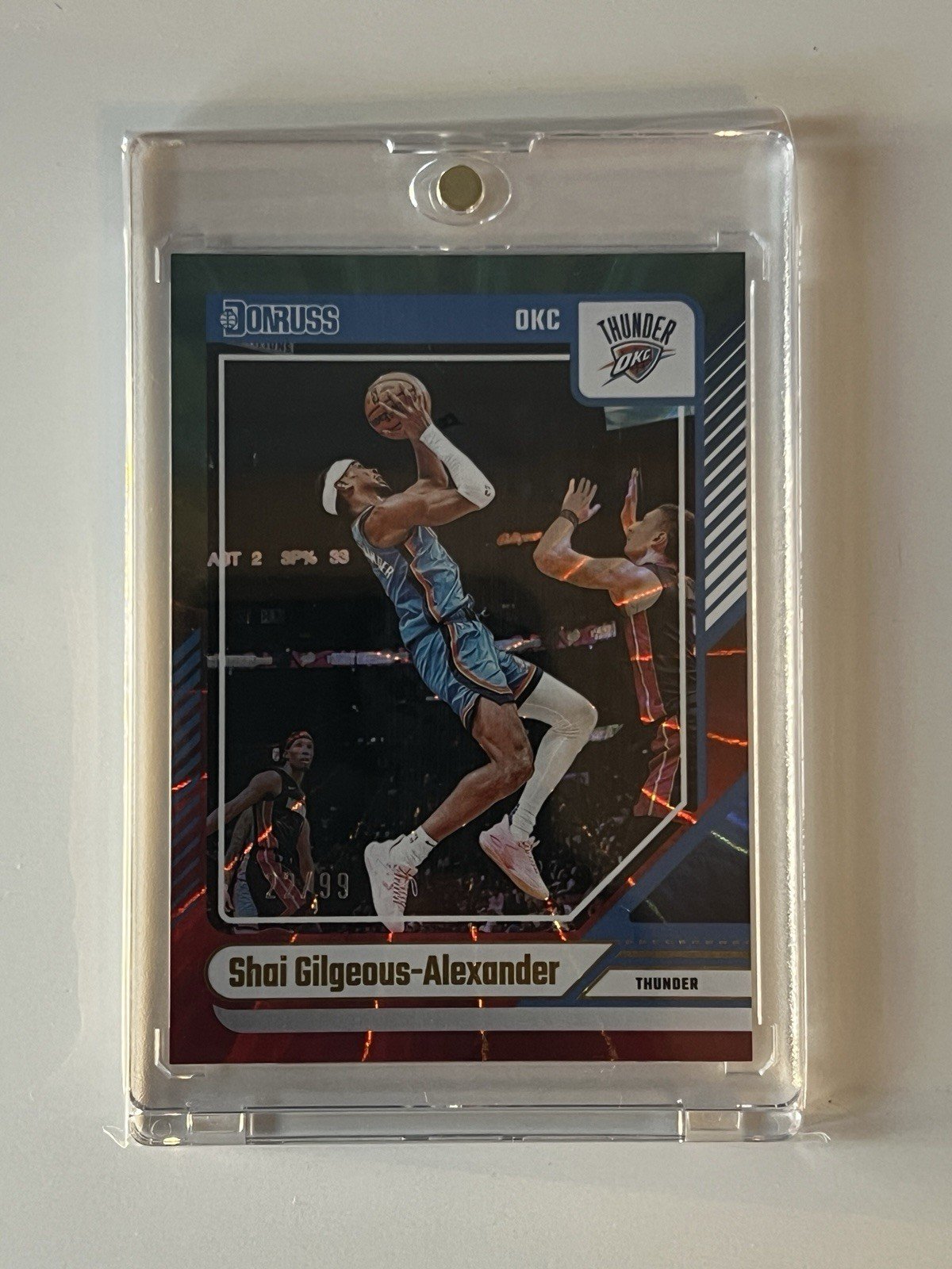 Shai Gilgeous Alexander 2024 Panini Donruss 22/99 RARE Limited NBA MVP
